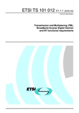 ETSI TS 101012-V1.1.1 (7.9.2000)