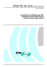 ETSI TS 101012-V1.2.1 (17.9.2001)