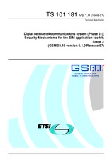 ETSI TS 101181-V6.1.0 (31.7.1998)