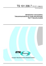 ETSI TS 101206-7-V1.2.1 (30.1.1998)