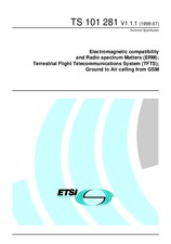 ETSI TS 101281-V1.1.1 (31.7.1998)
