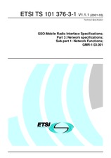 ETSI TS 101376-3-1-V1.1.1 (15.3.2001)