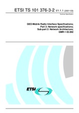 ETSI TS 101376-3-2-V1.1.1 (15.3.2001)