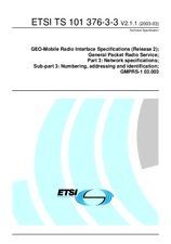 ETSI TS 101376-3-3-V2.1.1 (26.3.2003)