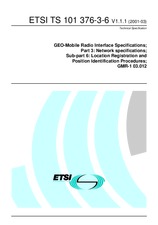 ETSI TS 101376-3-6-V1.1.1 (15.3.2001)