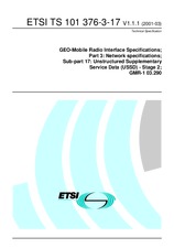 ETSI TS 101376-3-17-V1.1.1 (15.3.2001)