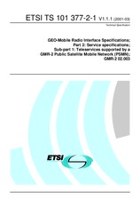 ETSI TS 101377-2-1-V1.1.1 (15.3.2001)