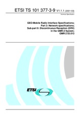 ETSI TS 101377-3-9-V1.1.1 (15.3.2001)