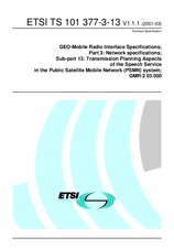 ETSI TS 101377-3-13-V1.1.1 (15.3.2001)