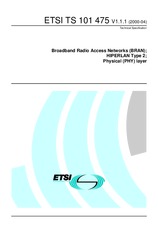 ETSI TS 101475-V1.1.1 (26.4.2000)