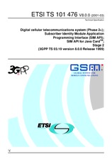 ETSI TS 101476-V8.0.0 (3.8.2001)