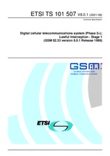 ETSI TS 101507-V8.0.1 (1.6.2001)