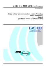 ETSI TS 101509-V7.1.0 (30.11.1999)