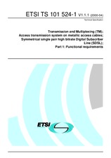 ETSI TS 101524-1-V1.1.1 (4.4.2000)