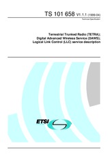 ETSI TS 101658-V1.1.1 (23.4.1999)