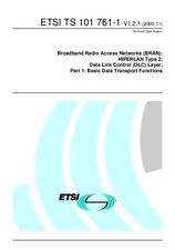 ETSI TS 101761-1-V1.2.1 (7.11.2000)