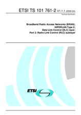 ETSI TS 101761-2-V1.1.1 (26.4.2000)