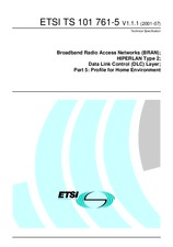ETSI TS 101761-5-V1.1.1 (24.7.2001)