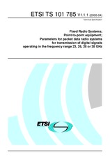 ETSI TS 101785-V1.1.1 (13.4.2000)