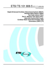 ETSI TS 101808-5-V1.1.1 (14.9.2000)