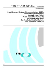 ETSI TS 101808-8-V1.1.1 (14.9.2000)