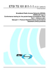 ETSI TS 101811-1-1-V1.3.1 (25.7.2003)