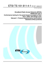 ETSI TS 101811-4-1-V1.2.1 (25.7.2003)