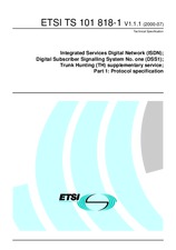 ETSI TS 101818-1-V1.1.1 (18.7.2000)