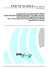 ETSI TS 101818-3-V1.1.1 (11.7.2001)