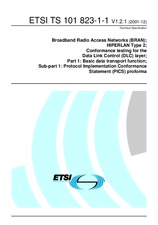 ETSI TS 101823-1-1-V1.2.1 (17.12.2001)