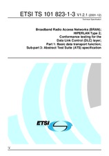 ETSI TS 101823-1-3-V1.2.1 (17.12.2001)