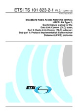ETSI TS 101823-2-1-V1.2.1 (17.12.2001)