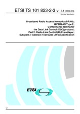 ETSI TS 101823-2-3-V1.1.1 (13.9.2000)