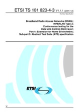 ETSI TS 101823-4-3-V1.1.1 (17.12.2001)