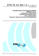 ETSI TS 101852-1-3-V1.1.1 (17.12.2001)