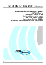 ETSI TS 101852-2-3-V1.1.1 (17.12.2001)