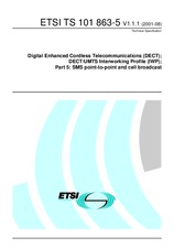 ETSI TS 101863-5-V1.1.1 (10.8.2001)