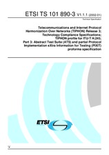 ETSI TS 101890-3-V1.1.1 (30.1.2002)