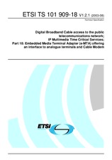 ETSI TS 101909-18-V1.2.1 (5.8.2003)