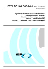ETSI TS 101909-20-1-V1.1.2 (19.10.2005)