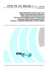 ETSI TS 101909-26-1-V1.1.1 (12.6.2003)