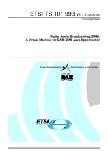 ETSI TS 101993-V1.1.1 (28.3.2002)