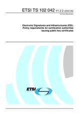 ETSI TS 102042-V1.2.2 (14.6.2005)