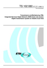 ETSI TS 102080-V1.3.1 (15.11.1998)