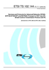ETSI TS 102144-V1.1.1 (5.5.2003)