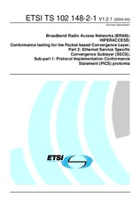 ETSI TS 102148-2-1-V1.2.1 (30.4.2004)