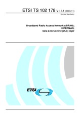ETSI TS 102178-V1.1.1 (28.11.2003)