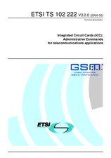 ETSI TS 102222-V3.0.0 (26.5.2000)