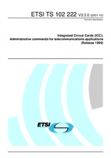 ETSI TS 102222-V3.3.0 (31.10.2001)