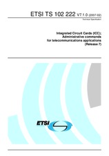ETSI TS 102222-V7.1.0 (1.2.2007)
